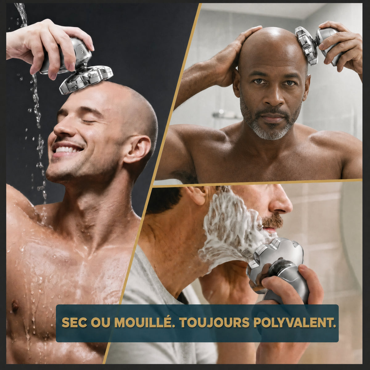 SLYK 9D - Rasage net, résultat impeccable